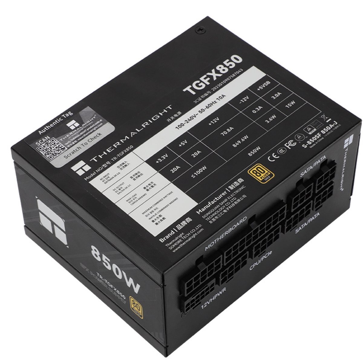 Sfx Power Supply 850W Gold - [AC18 Digital]/ TR-TGFX850 Computerbehuizing Voeding, SFX