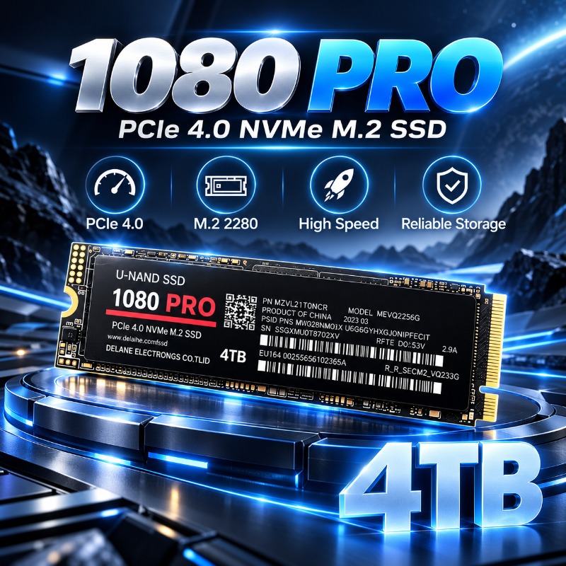 M.2 Nvme 4Tb Pcie 4.0 Ssd - Originele 1080PRO SSD M.2 NVMe PCIe