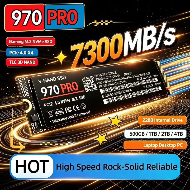 M.2 Nvme 4Tb Pcie 4.0 Ssd - 970 PRO M.2 NVMe 2280 interne