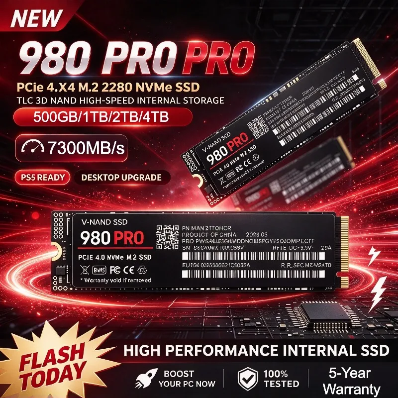 Snelle 980 PRO PCIe 4.0 X4 M.2 - M.2 Nvme 4Tb Pcie 4.0 Ssd recensie en prijs
