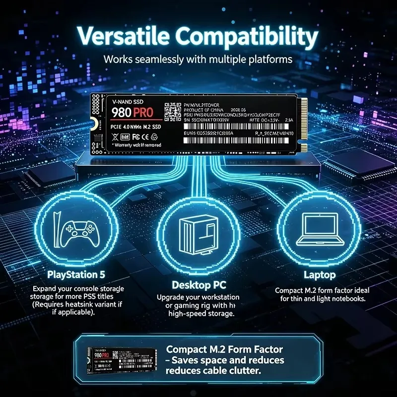 Snelle 980 PRO PCIe 4.0 X4 M.2 - M.2 Nvme 4Tb Pcie 4.0 Ssd recensie en prijs
