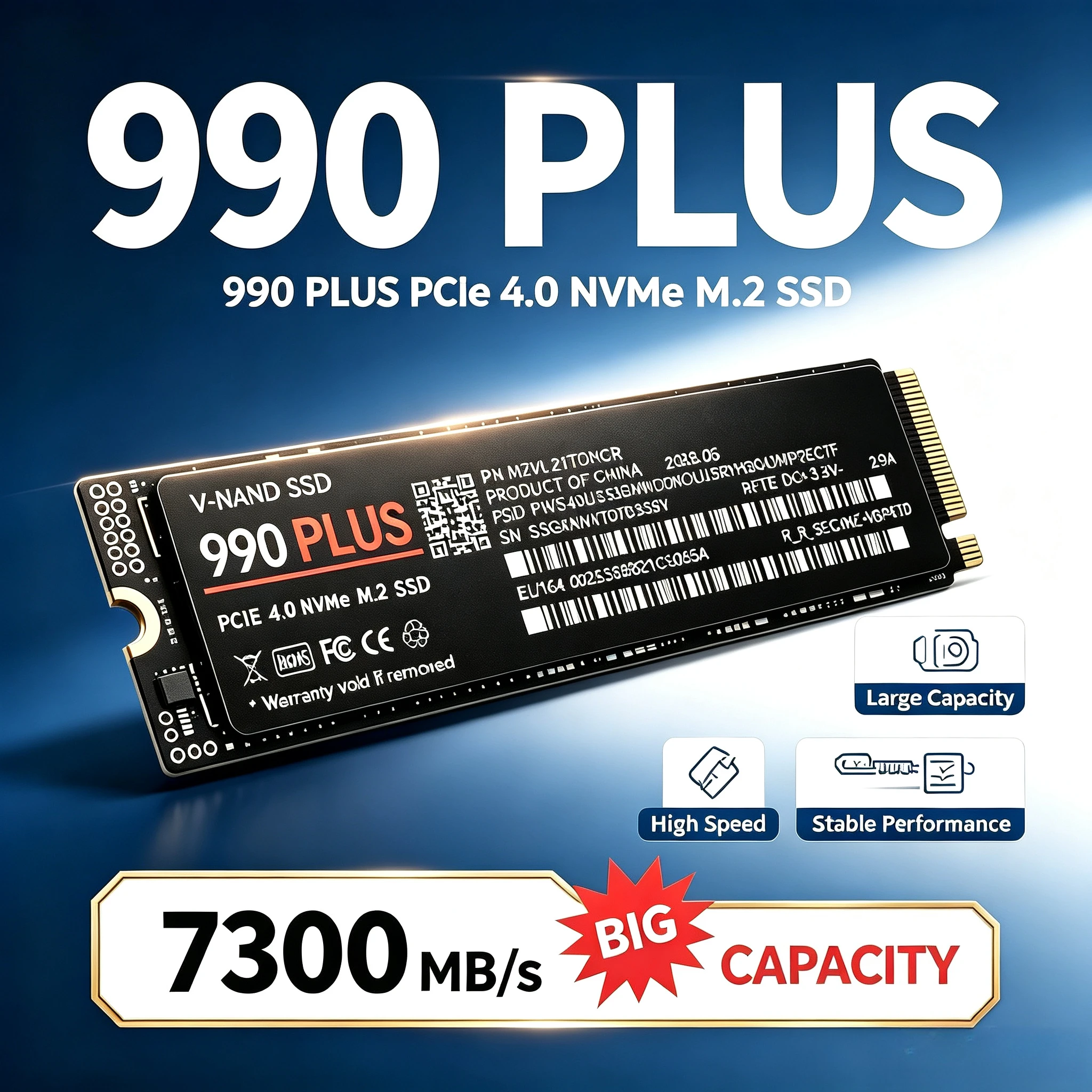 NIEUWE 990 Plus M.2 NVMe PCIe  - M.2 Nvme 4Tb Pcie 4.0 Ssd recensie en prijs
