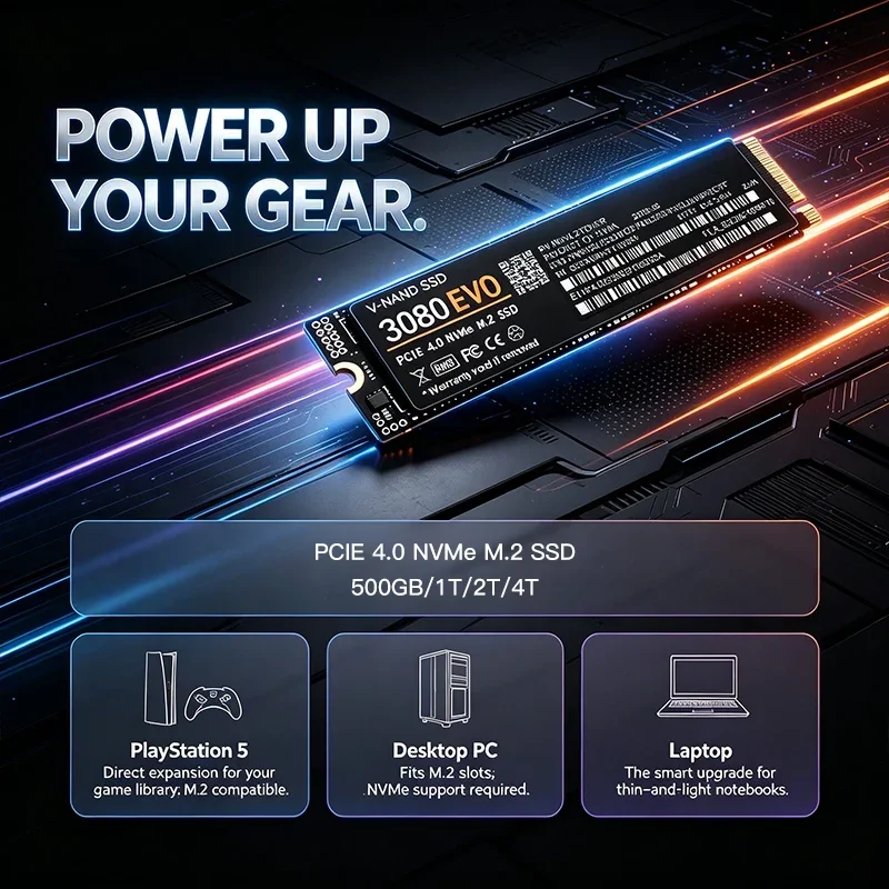 3080 EVO M.2 NVMe SSD 3500MB/s - M.2 Nvme 4Tb Pcie 4.0 Ssd recensie en prijs
