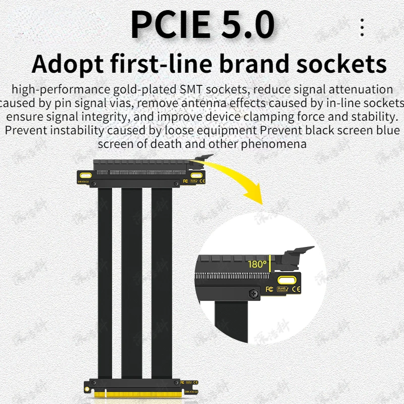 PCIE 5.0 x16-riserkabel, ideaa - Pcie 4.0 X16 Riser Cable 90 Degree recensie en prijs