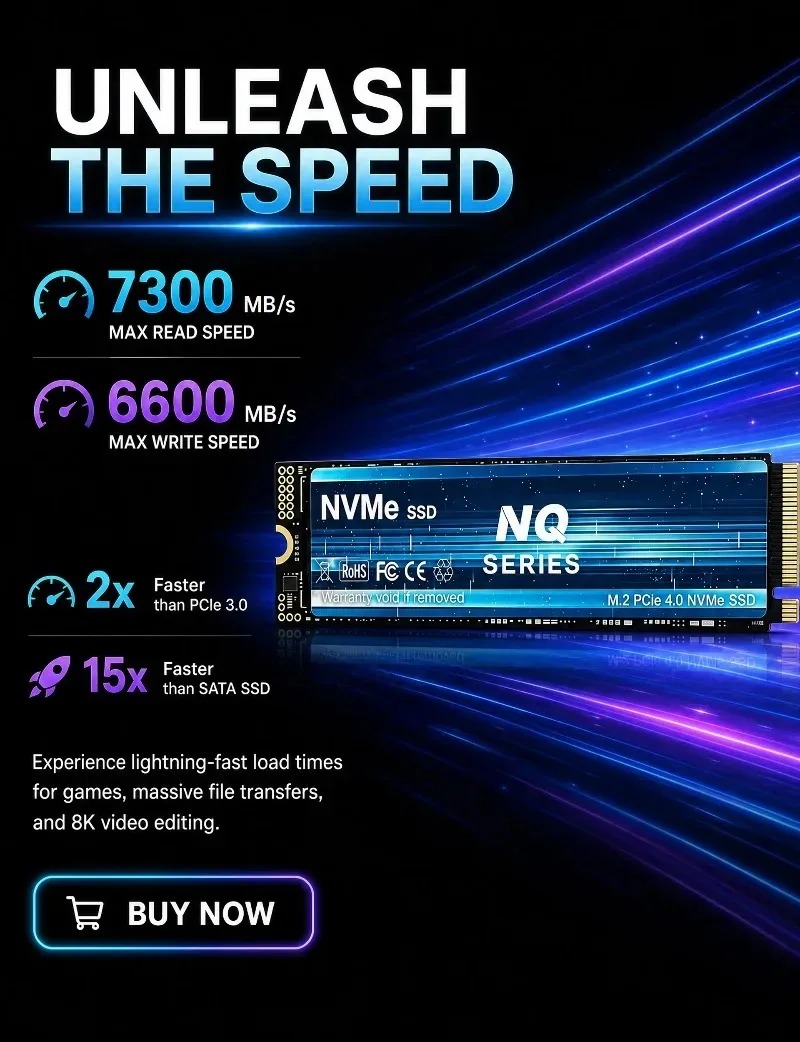 NQ SERIES NVMe SSD 2TB/4TB NVM - M.2 Nvme 4Tb Pcie 4.0 Ssd recensie en prijs