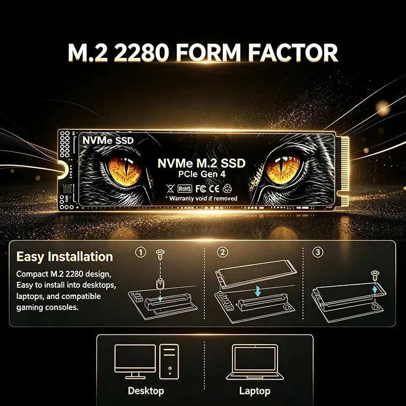 Eyes M.2 SSD Harde Schijf 2TB  - M.2 Nvme 4Tb Pcie 4.0 Ssd recensie en prijs