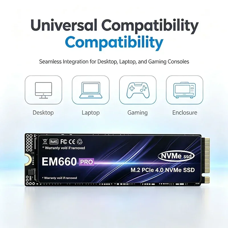 PCIe 4.0 M.2 2280 EM660 PRO NV - M.2 Nvme 4Tb Pcie 4.0 Ssd recensie en prijs