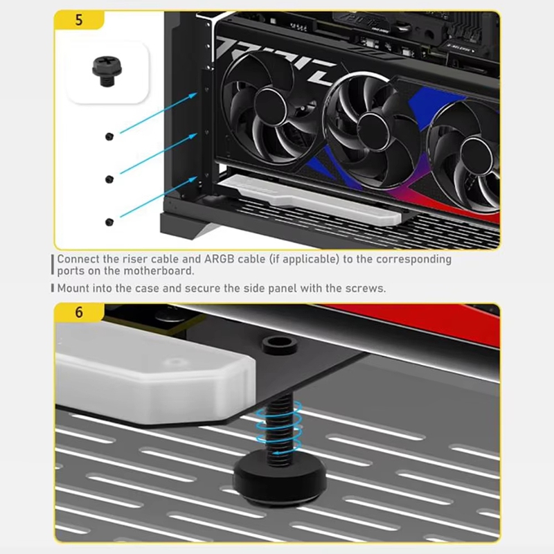 ● Verticale GPU-montagebeugel  - Pcie 4.0 X16 Riser Cable 90 Degree recensie en prijs