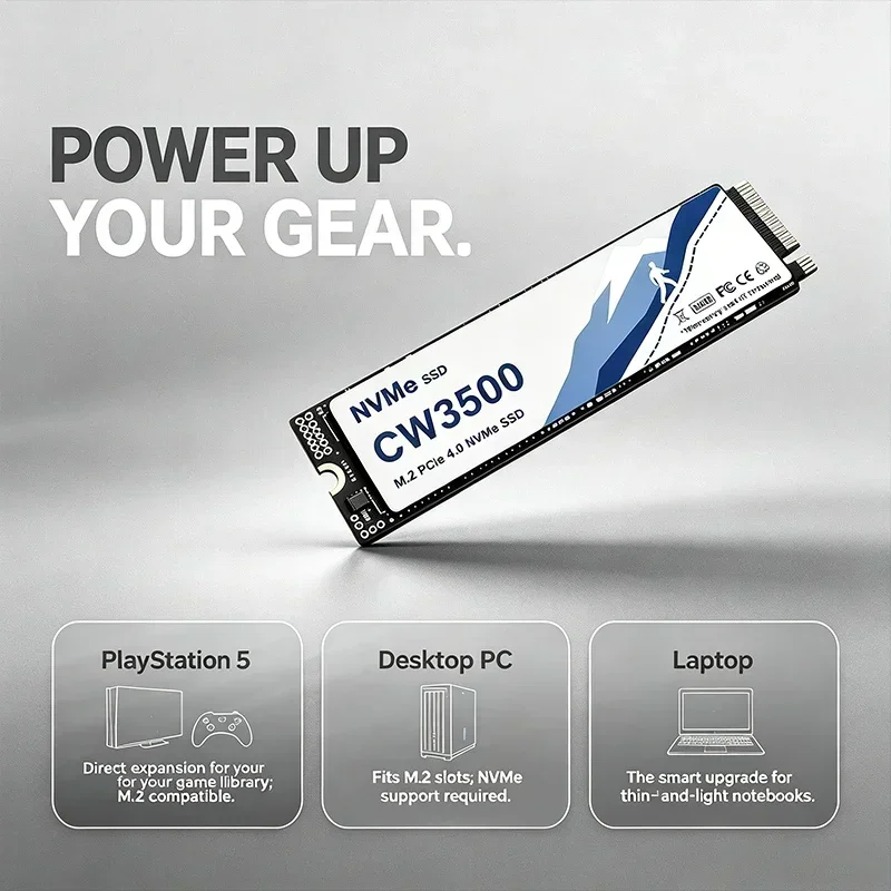 CW3500 NVMe SSD, 7300 MB/s, PC - M.2 Nvme 4Tb Pcie 4.0 Ssd recensie en prijs