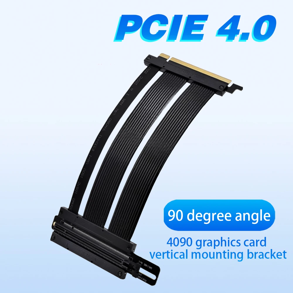 PCI-E 4.0X16 Verlengkabel Vert - Pcie 4.0 X16 Riser Cable 90 Degree recensie en prijs
